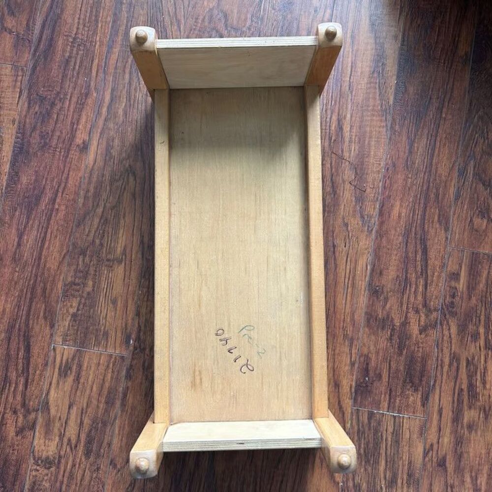 Vintage Whitney Bros Doll Bed Wood 20" MCM Keene NH Fits 18 Inch American Girl